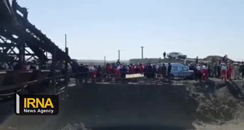   تازه‌ترین تصاویر از محل حادثه معدن طبس