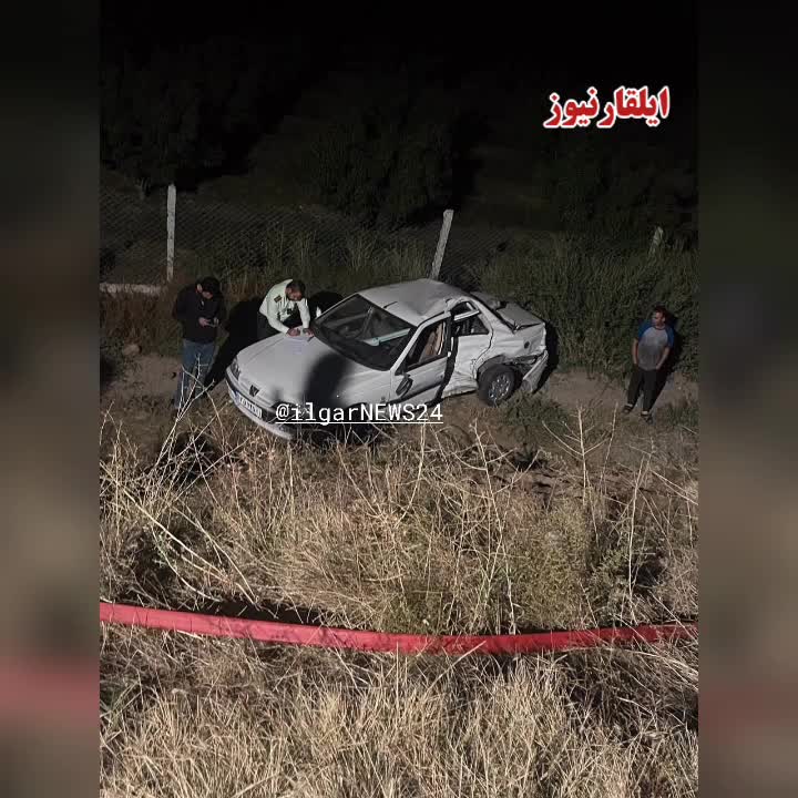   اولین تصاویر از واژگونی اتوبوس مسافربری مشکین شهر