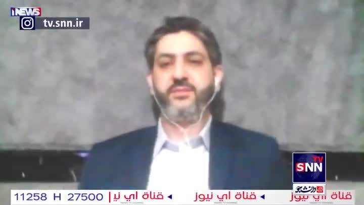 حمله هوایی در هنگام پخش برنامه زنده در بیروت