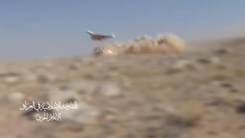   انتشار لحظه شلیک پهپاد به بندر ایلات توسط مقاومت عراق