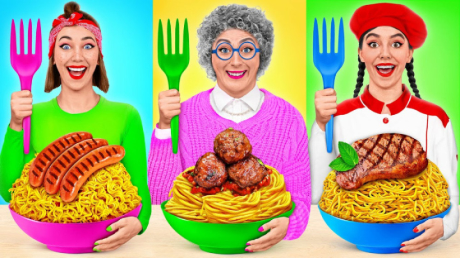 آشپزی من و مادر بزرگ : طرز تهیه نودلیت