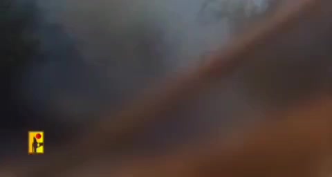   تصاویری از حمله حزب‌الله لبنان به کمپ الیاکیم متعلق به ارتش اسرائیل