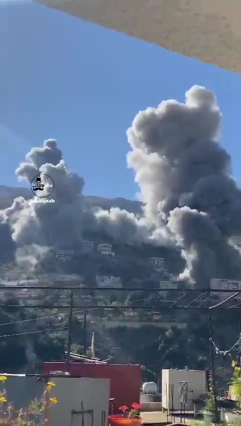   بمباران شدید شهرک شبعا در جنوب لبنان توسط ارتش اسرائیل