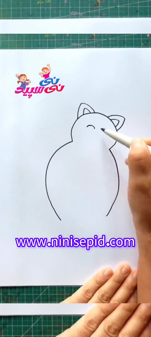 نقاشی گربه خپل