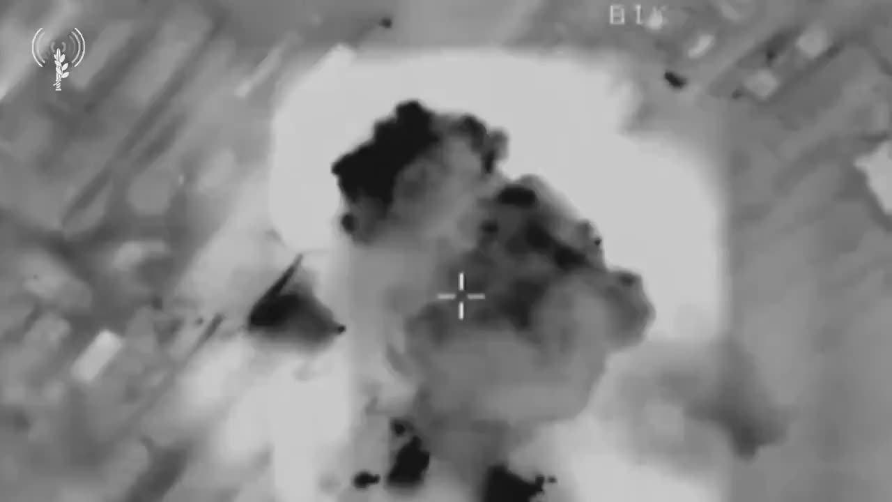   فیلم ارتش اسرائیل از لحظه بمباران ضاحیه بیروت