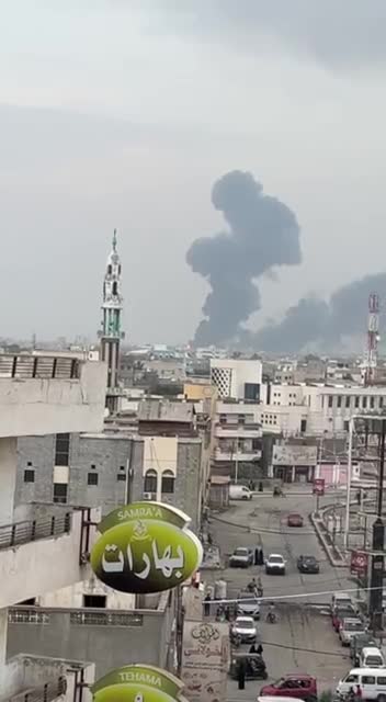   نیروگاه برق در شهر حدیده مورد حمله جنگنده‌های اسرائیلی قرار گرفت