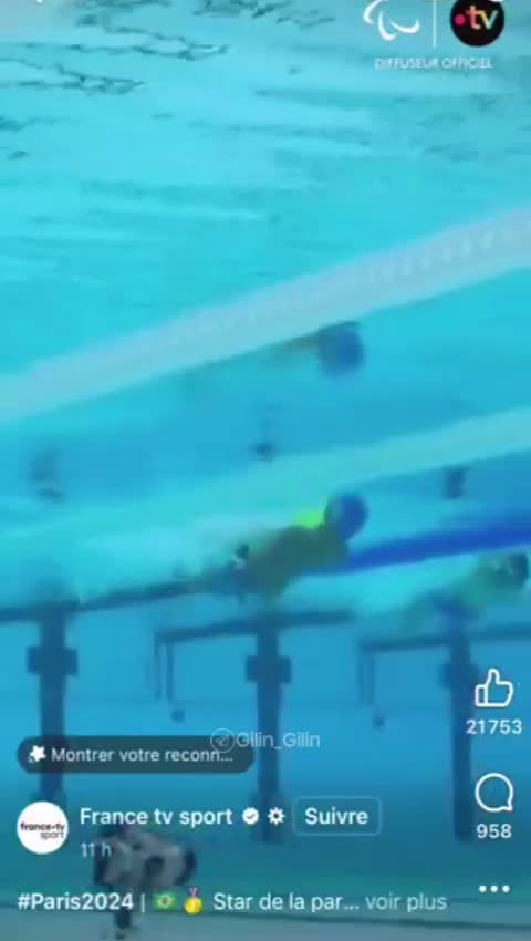   گابریل دوس سانتوس آروجو؛ اعجوبه برزیلی مثل دلفین بدون دست شنا کرد و قهرمان دنیا شد!