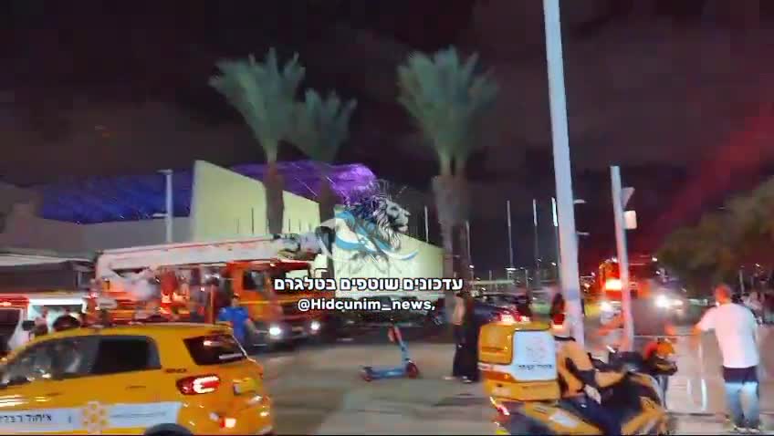   اولین تصاویر از تیراندازی و حادثه امنیتی در پاساژی در تلاویو