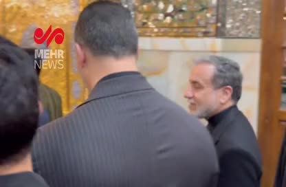    حضور عراقچی بر سر مزار رییسی