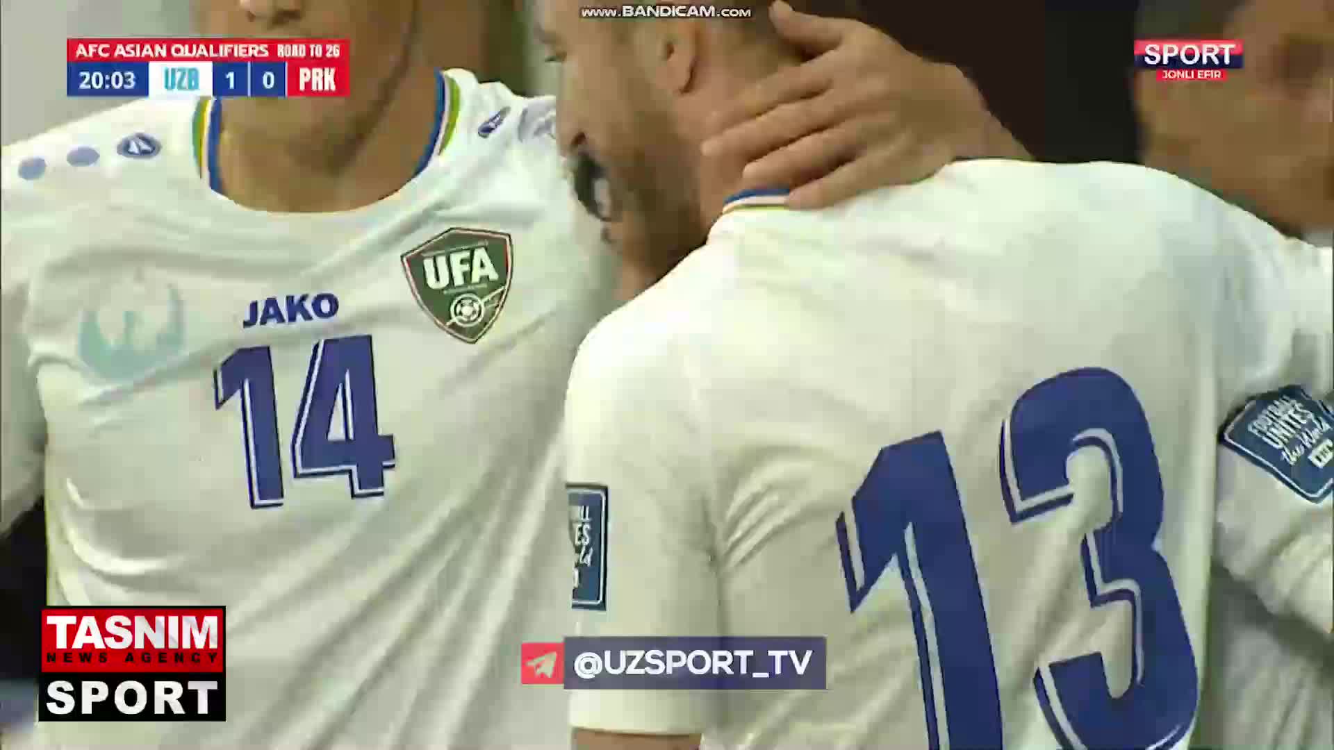   گلزنی ماشاریپوف برای ازبکستان در مقابل کره شمالی