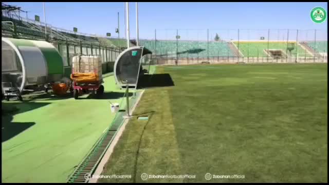   آماده سازی ورزشگاه فولادشهر قبل از بازی تیم ملی