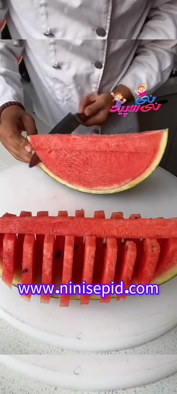 آموزش میوه آرایی هندوانه