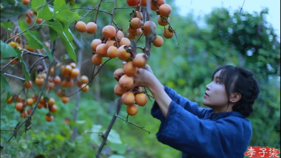 آشپزی روستایی چینی : انواع دسر و مربا خرمالو
