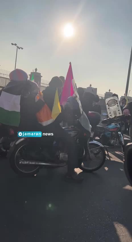   جمعیت کم و قابل تامل تجمع جدید موتوری در تهران برای مسئله حجاب!