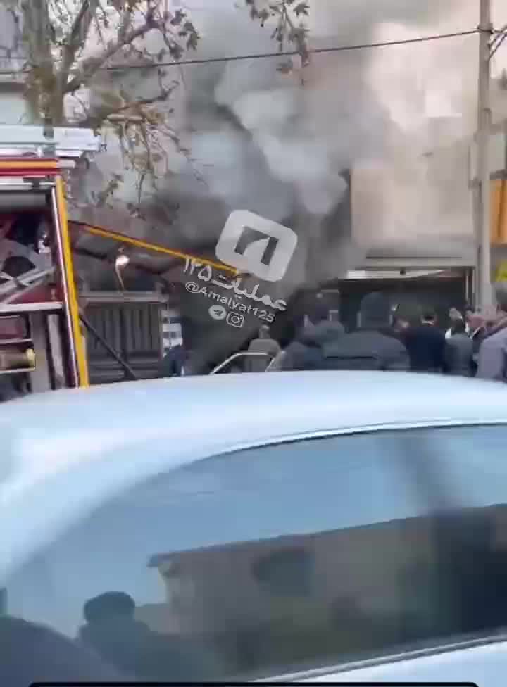   انفجار و آتش‌سوزی یک تعمیرگاه در تهرانپارس