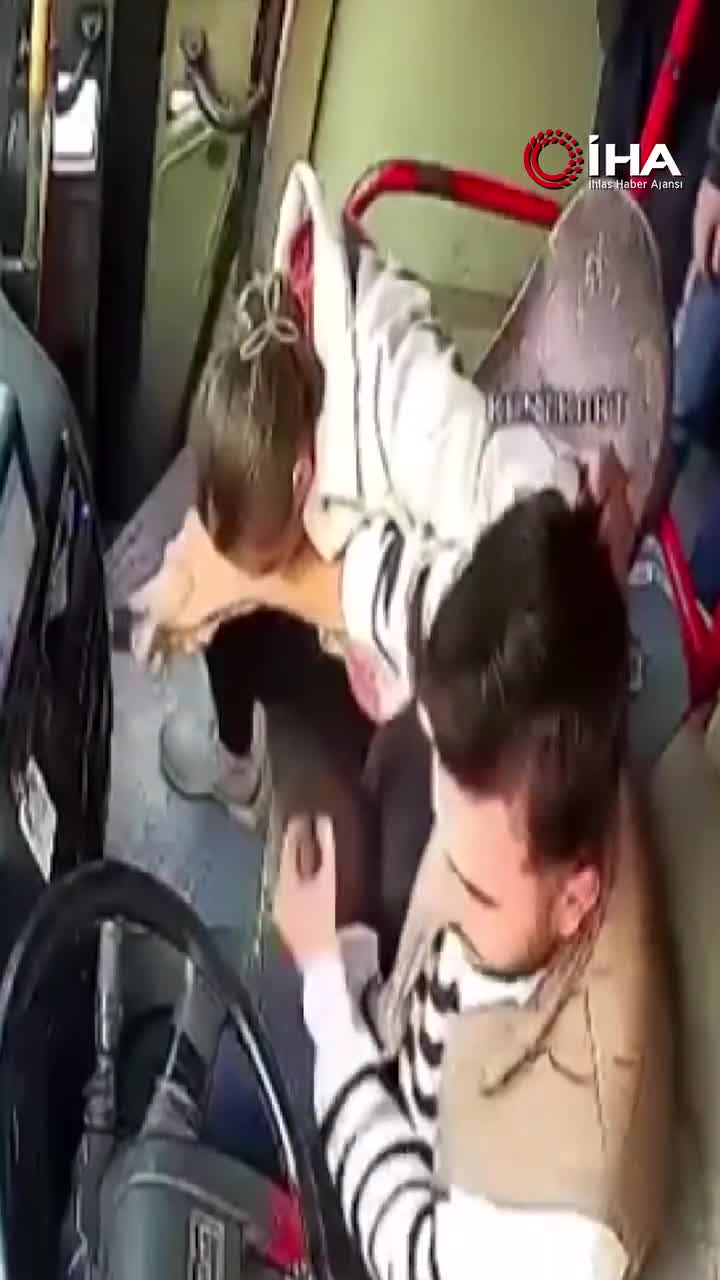   کتک‌کاری شوکه‌کننده زن جوان در اتوبوس با شوهرش پشت فرمان؛ از گاز تا چاقوکشی!