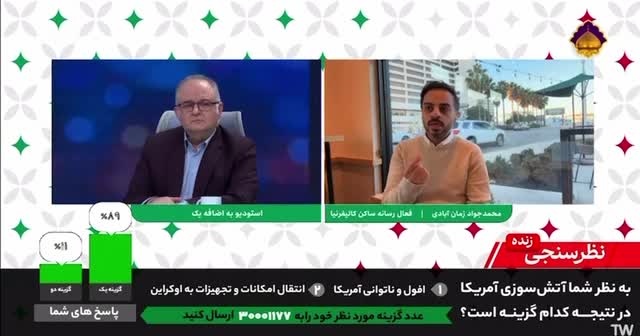   ادعای فعال رسانه‌ای ساکن لس‌آنجلس: اگر ایرانی‌ها مسئولیت اطفا حریق لس آنجلس را برعهده می‌گرفتند، یک هفته‌ای آن را مهار می‌کردند!