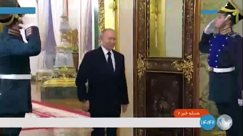   تصاویر تازه از خوشامد گویی پوتین به پزشکیان در کاخ کرملین
