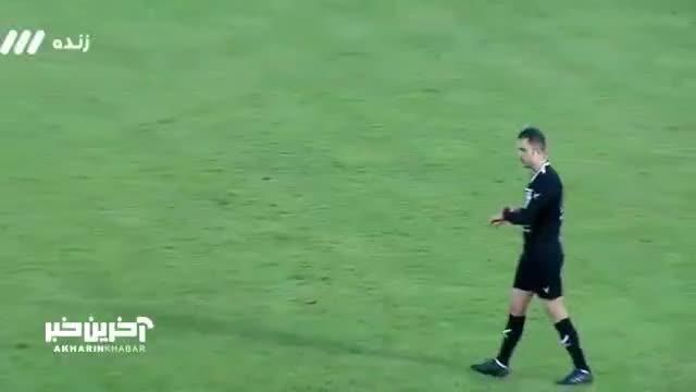   لحظه سوت پایان بازی و قهرمانی سپاهان در سوپرجام فوتبال ایران