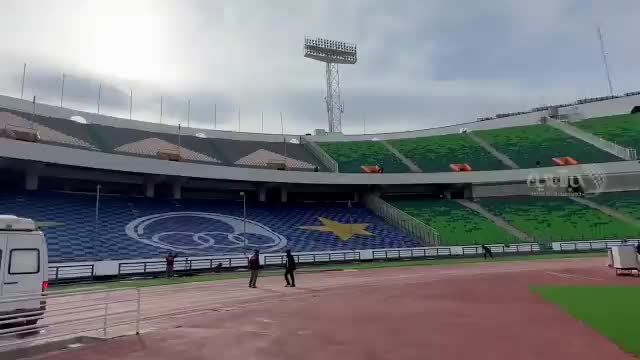   آخرین وضعیت ورزشگاه آزادی پیش از بازی استقلال مقابل شمس
