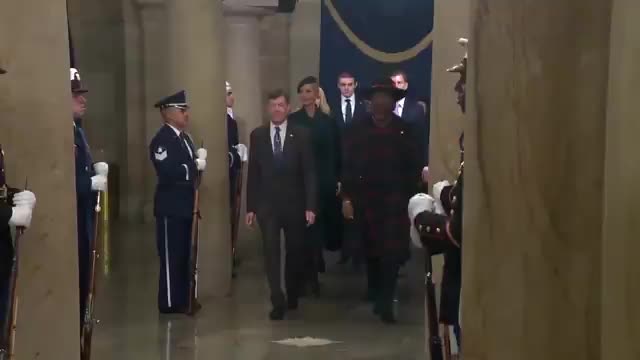   ورود فرزندان ترامپ به مراسم تحلیف