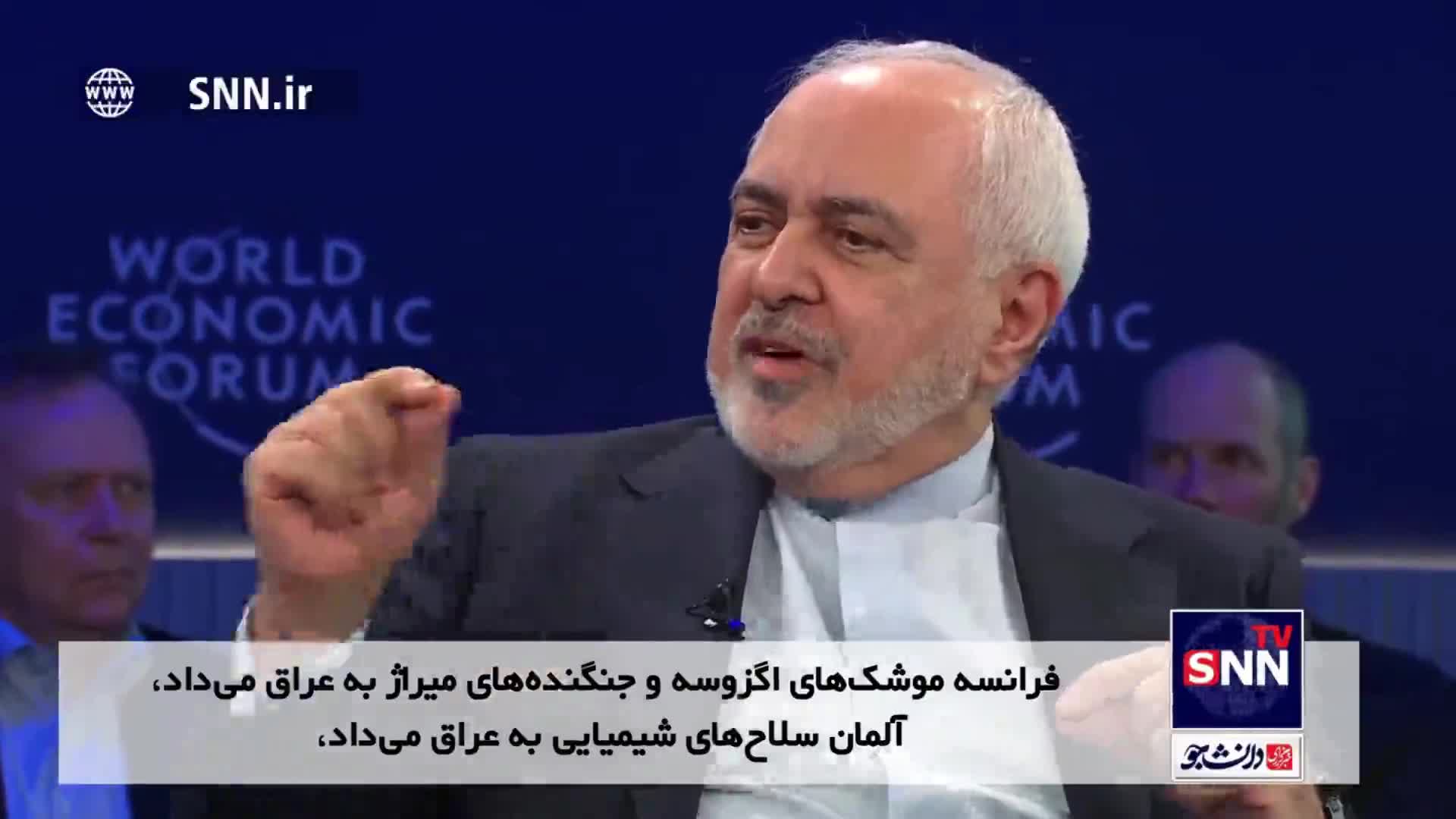   خط و نشان مهم ظریف در داووس: جمهوری اسلامی تنها حکومتی در ۲۵۰ سال اخیر ایران است که در هیچ جنگی بازنده نبوده است