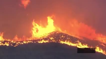   تصاویری از گسترش دوباره آتش‌سوزی در لس‌آنجلس