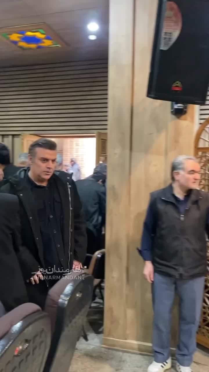   چهره ناراحت گلوریا هاردی در مراسم ختم مادر سعید سهیلی