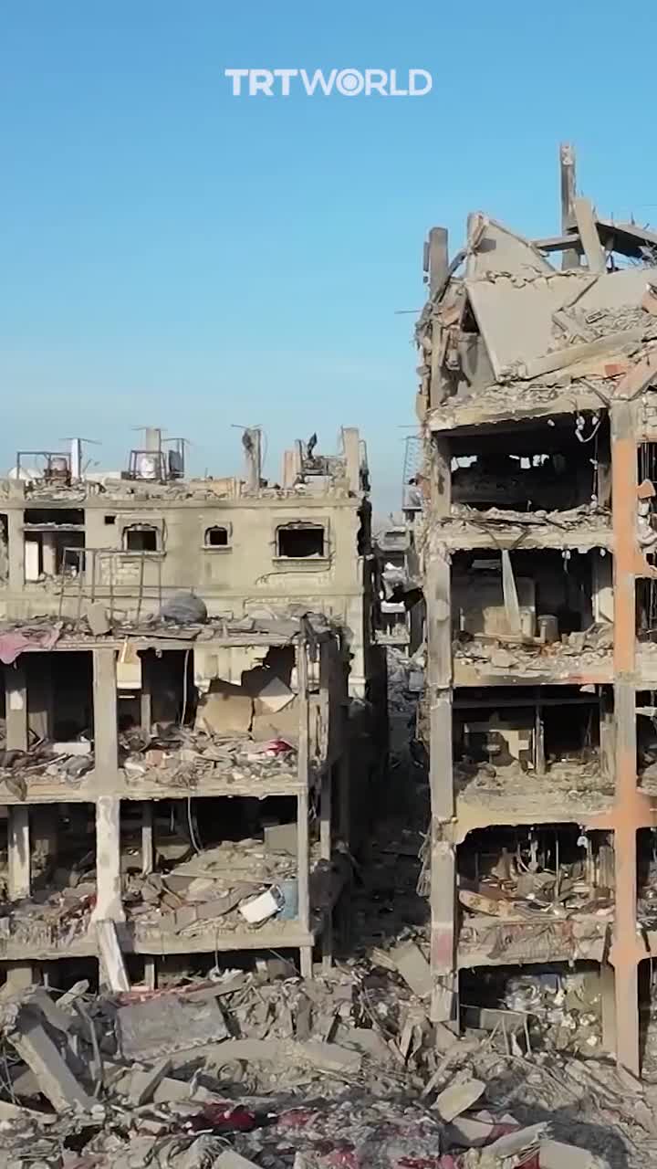  تصاویر هواپیماهای بدون سرنشین از حجم ویرانی عظیم در شمال غزه