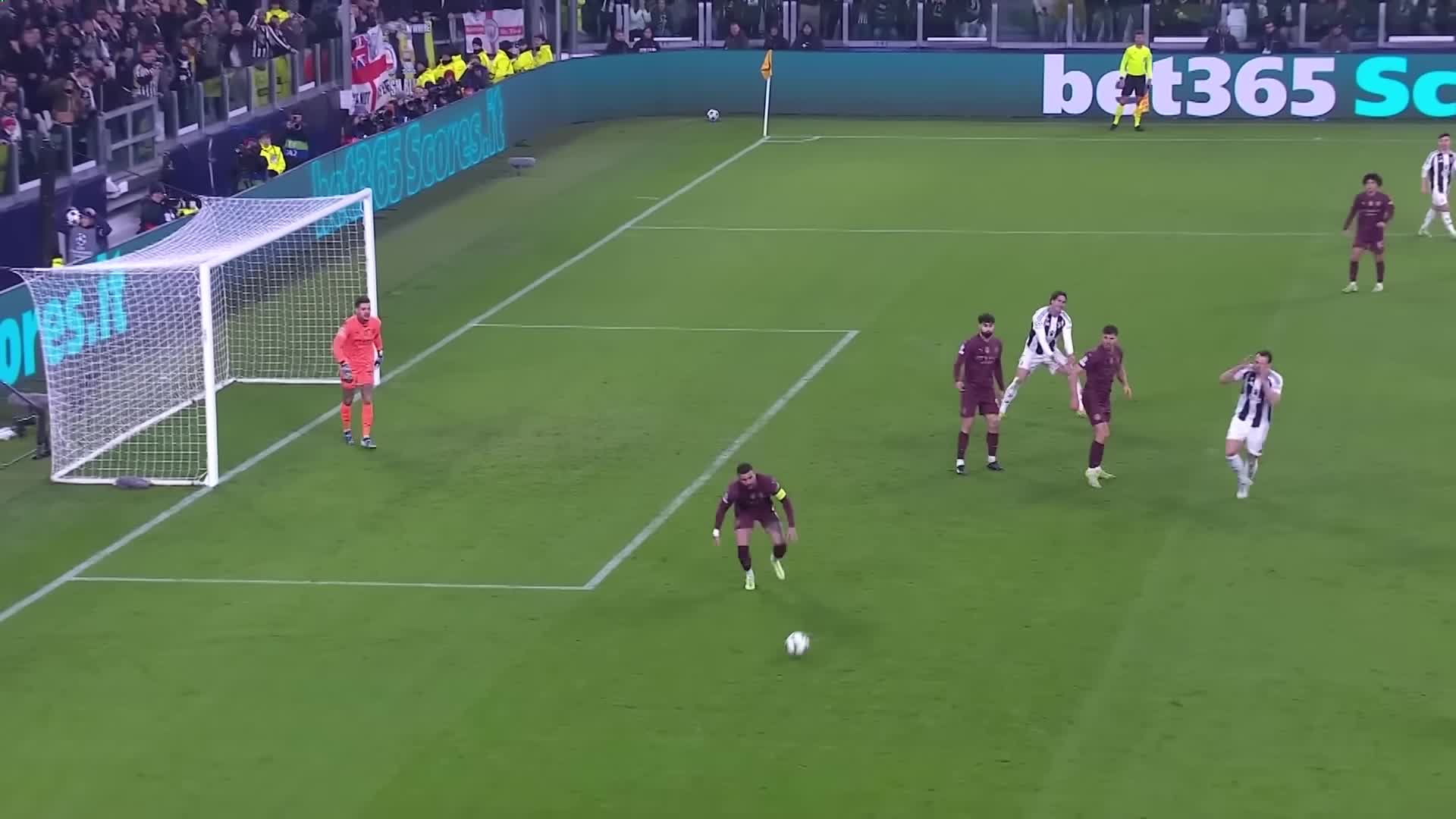 یوونتوس 2-0 منچسترسیتی | لیگ قهرمانان اروپا 2025-2024
