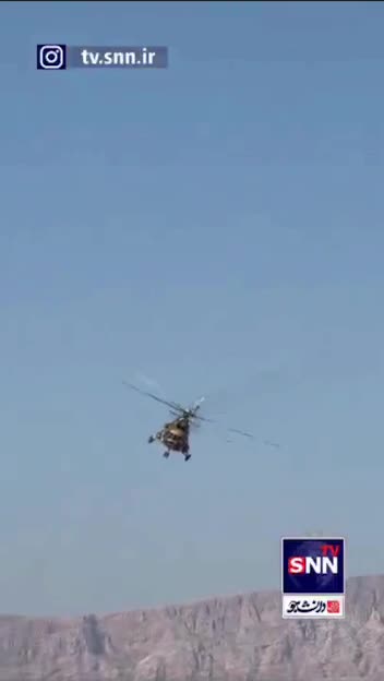   مانور زیبای بالگرد Mi-171 و پرواز در ارتفاع پائین، در حاشیه رزمایش پیامبر اعظم ۱۹