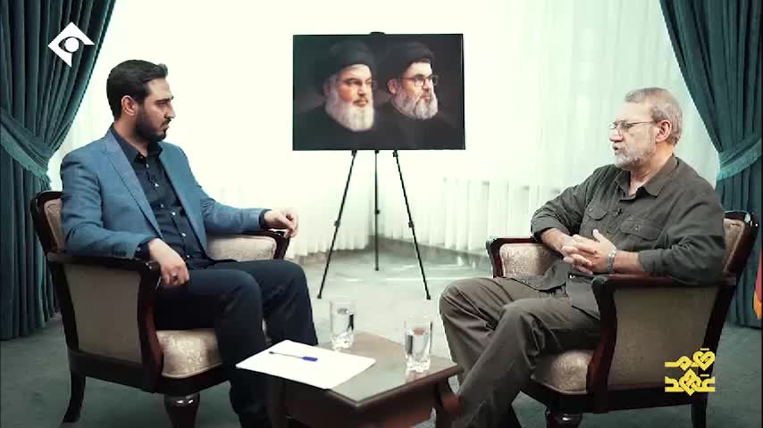   روایت علی لاریجانی از جلسات مشورتی شهید سیدحسن نصرالله و حاج قاسم