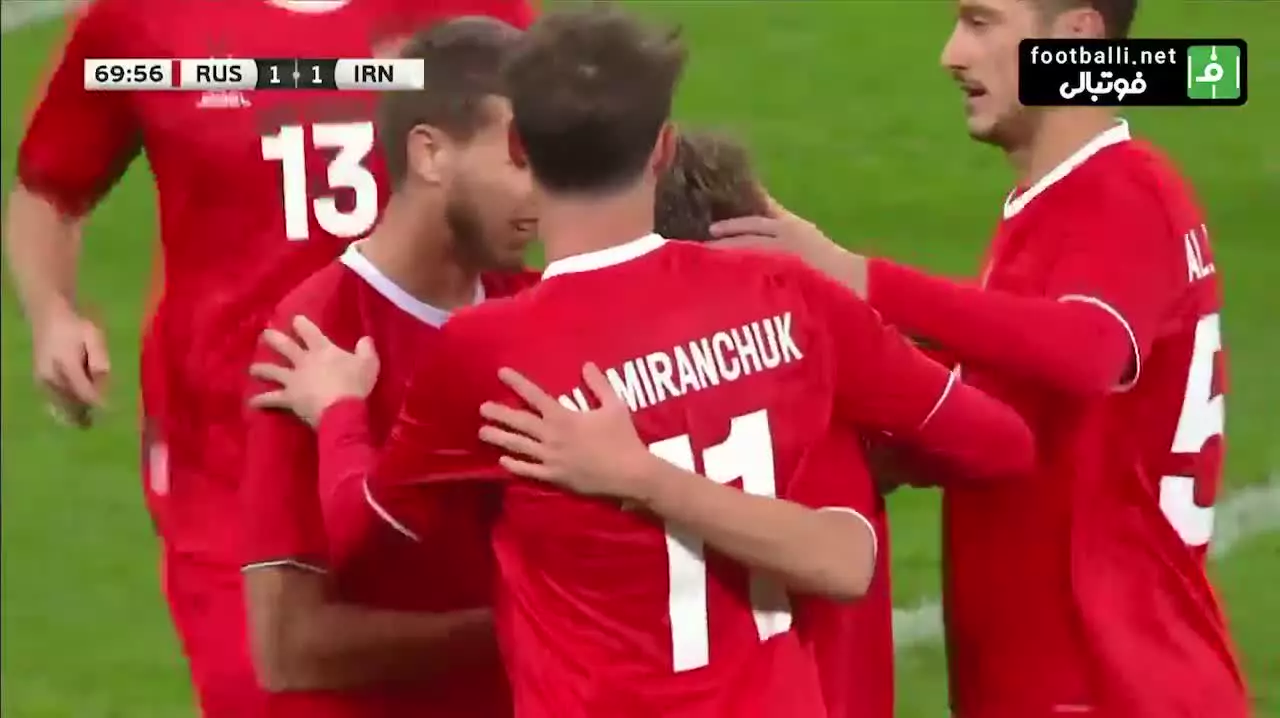   اشتباه عجیب بیرانوند در جایگیری؛ گل دوم روسیه به ایران روی شوت از راه‌دور