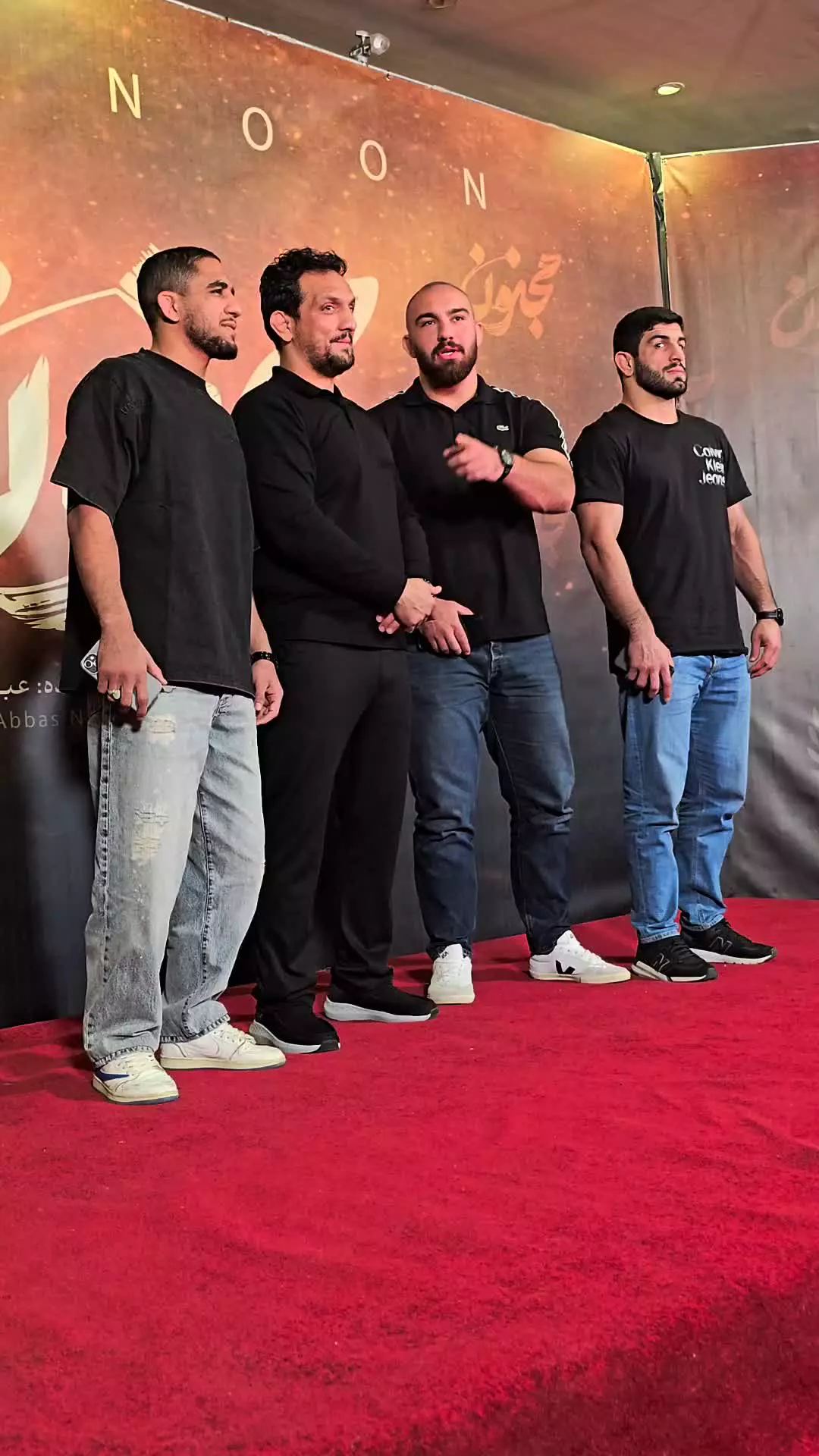   حضور قهرمانان تیم ملی کشتی در افتتاحیه یک فیلم سینمایی