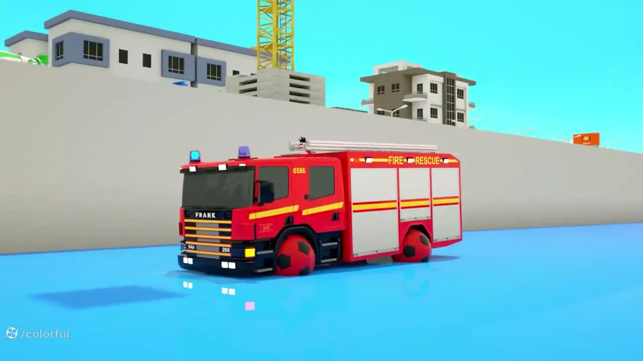 ماشین اسباب بازی کودکانه :: کارتون ماشین بازی :: ماشین های رنگی :: ماشین کودکانه