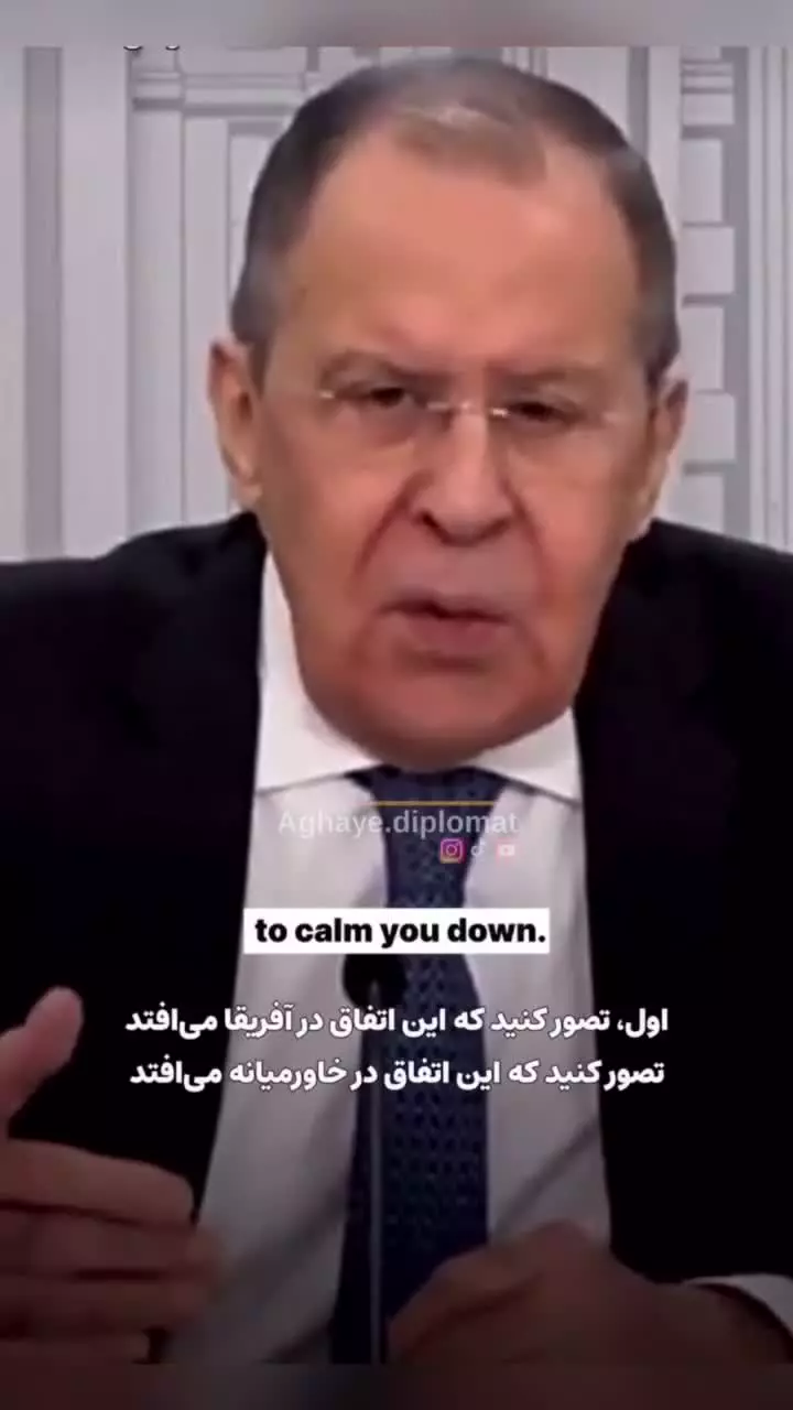   سخنان کنایه آمیز وزیر خارجه روسیه خطاب به غربی‌ها