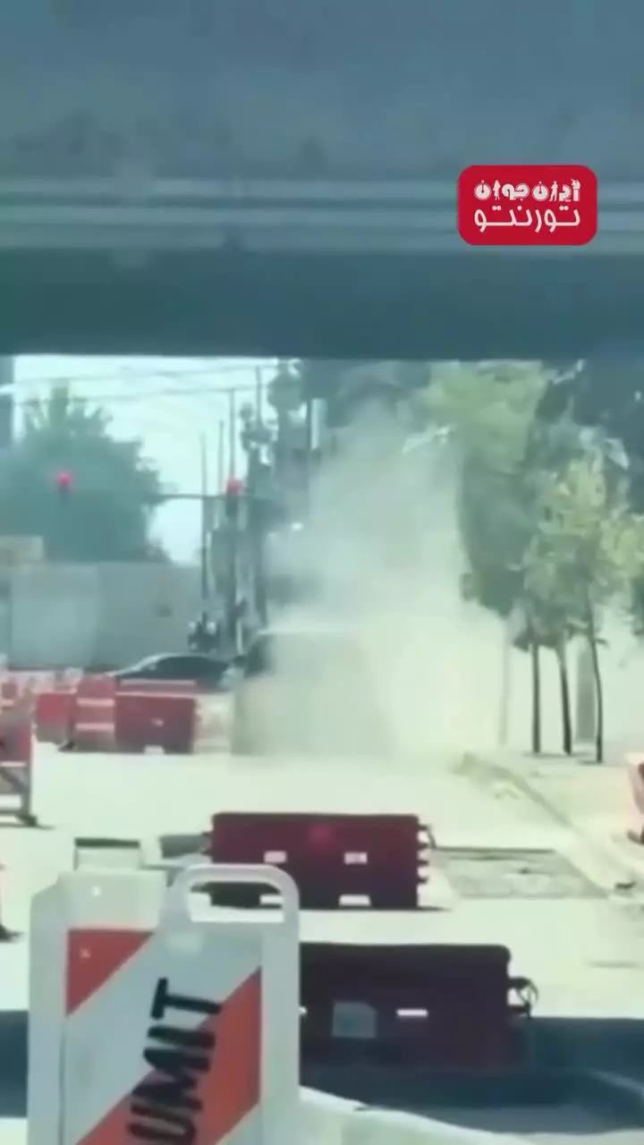   حمله به ماشین سازمان مهاجرت و گمرک آمریکا