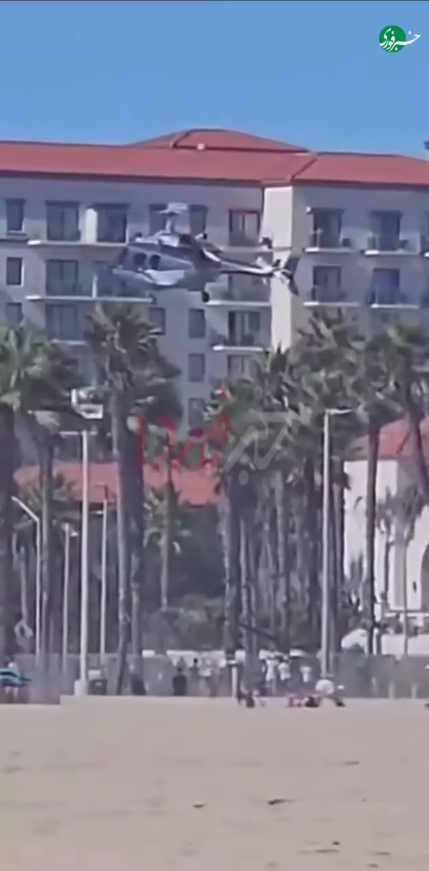   اولین تصاویر از سقوط یک بالگرد در آمریکا