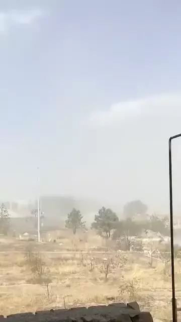   تصاویری از شروع طوفانی شدید در ارومیه