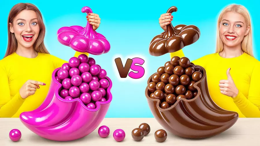 چالش غذا خوری اسمر/ چالش غذایی/ چالش خوراکی / چالش غذای کیک توپی/ چالش خوردن