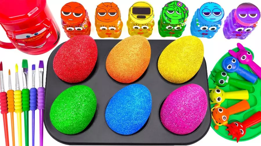 آموزش ساخت اسلایم - کودک اسلایم - اسلایم اسمر - اسلایم بازی -میکس اسلایم کالرفول