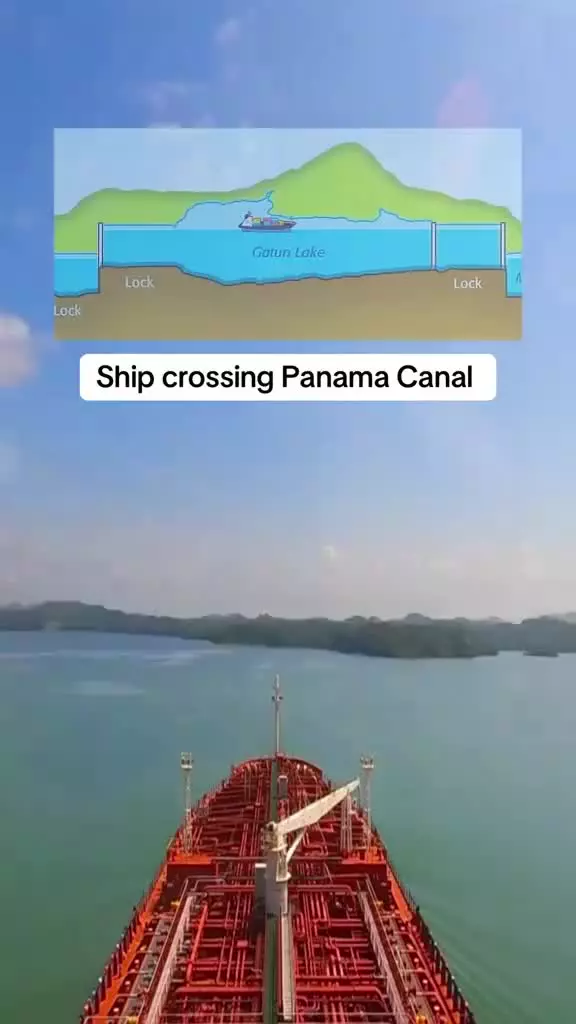   ویدئو جالبی از عبور یک کشتی از تنگه پاناما
