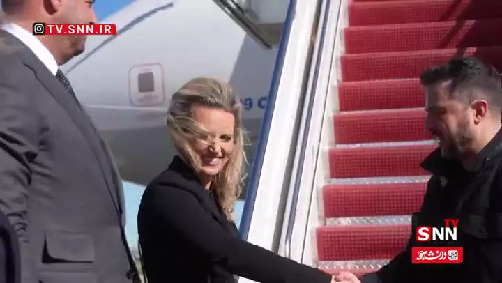   تصاویر تازه از ورود زلنسکی به آمریکا؛ توافق صلح با روسیه نزدیک است؟