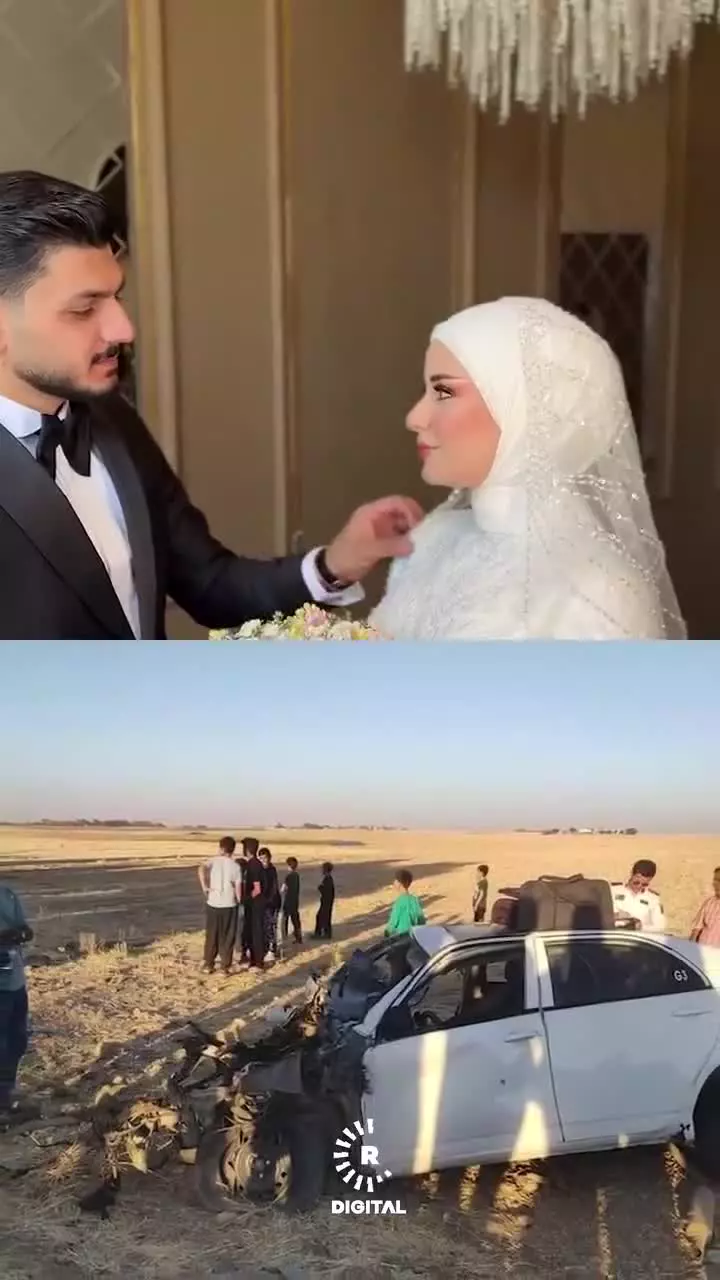   مرگ دلخراش عروس و داماد در بازگشت از مراسم عروسی در سلیمانیه