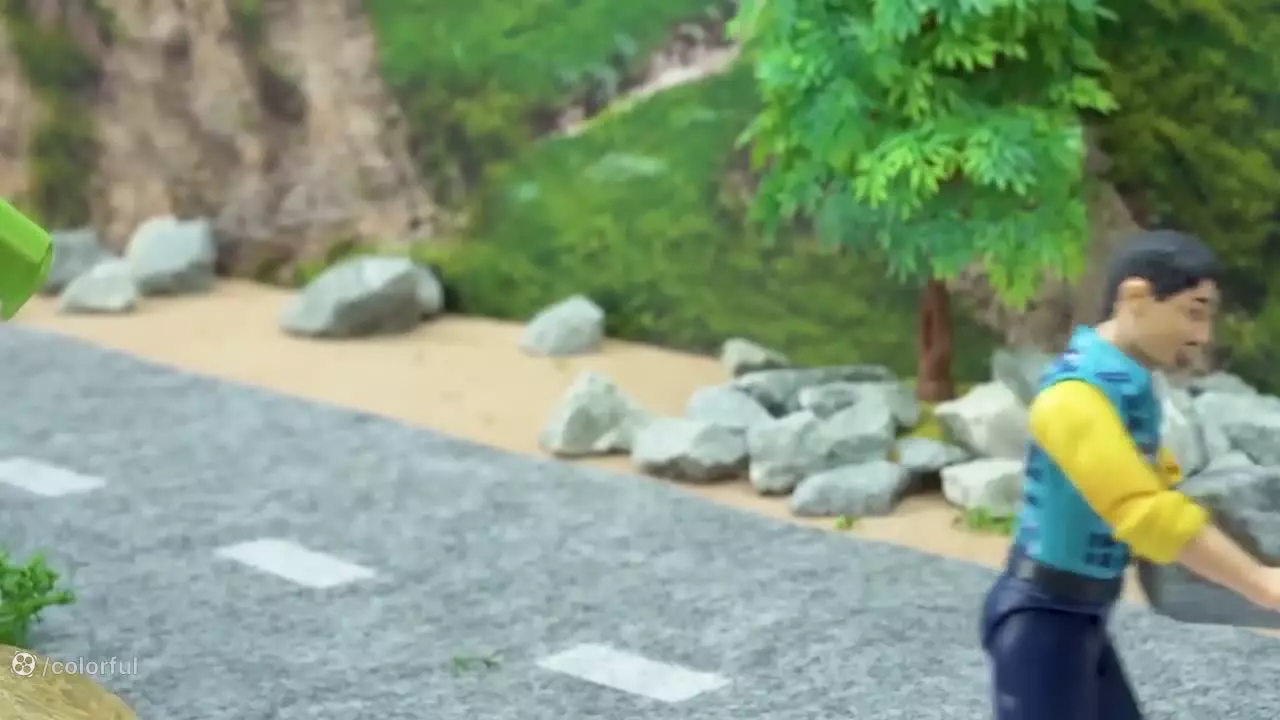 ماشین اسباب بازی کودکانه :: کارتون ماشین بازی :: ماشین های رنگی :: ماشین کودکانه