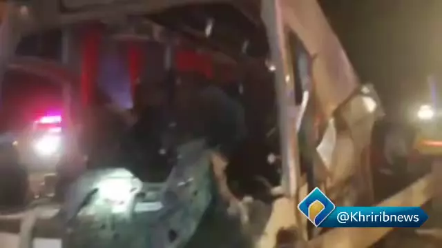   انحراف اتوبوس از مسیر در محور سبزوار – مشهد