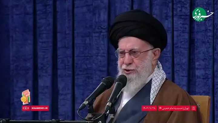   تحلیل رهبر انقلاب از حرف‌های ترامپ در فلسطین اشغالی: در این روزها یاوه‌گویی‌هایی هم شد نسبت به ایران...