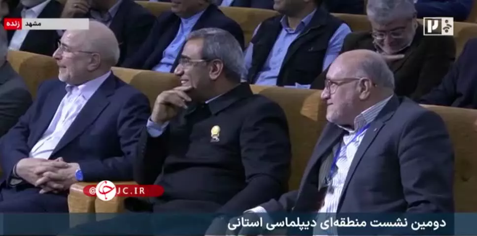   خراب شدن میکروفون عراقچی بلافاصله پس از شروع سخنرانی / شوخی بامزه وزیر خارجه با این اتفاق!