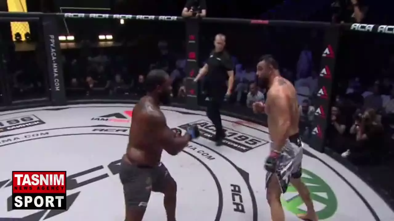   پیروزی امیر علی اکبری مقابل حریف آمریکایی