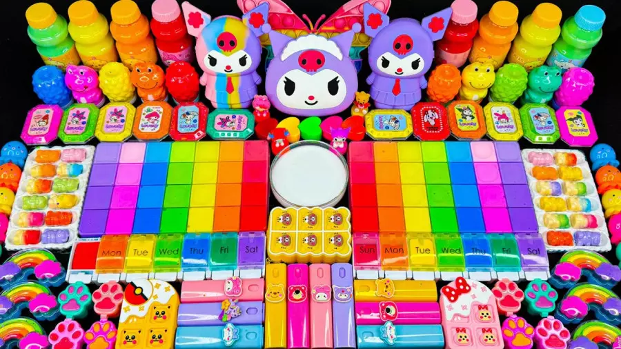 ساخت اسلایم ؛ اسلایم بازی باحال ؛ اسلایم آرامش بخش ؛ بازی و سرگرمی ؛ میکس اسلایم